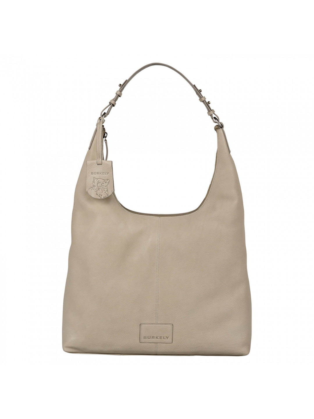 Dámská kožená kabelka přes rameno Burkely Lanna – šedá